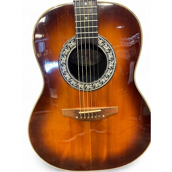 Used 1970s Ovation 1111 SUNBURST Acoustic Guitar