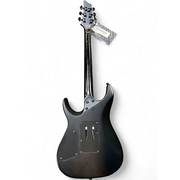 Used Schecter Guitar Research Damien 6 FR Black Solid Body Electric Guitar