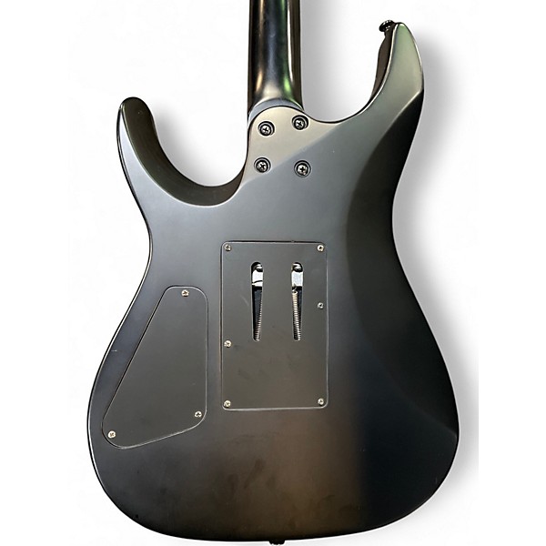 Used Schecter Guitar Research Damien 6 FR Black Solid Body Electric Guitar