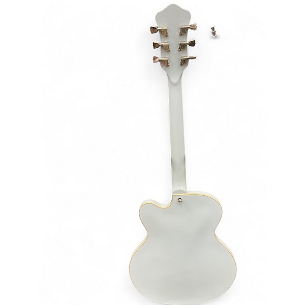 Used Hofner Verythin Single Cutaway Sky Blue Hollow Body Electric Guitar