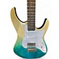 Used Donner Versasonic Blue Fade Solid Body Electric Guitar