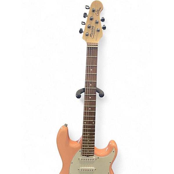 Used Sterling by Music Man Cutlass Shell Pink Solid Body Electric Guitar
