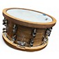 Used PDP by DW 14X7.5 Limited Edition Dark Stain Maple and Walnut Snare w Wood ho Dark Stain Drum