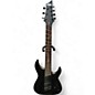 Used Schecter Guitar Research Damien 7 Multi Scale Black Solid Body Electric Guitar thumbnail