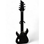 Used Schecter Guitar Research Damien 7 Multi Scale Black Solid Body Electric Guitar