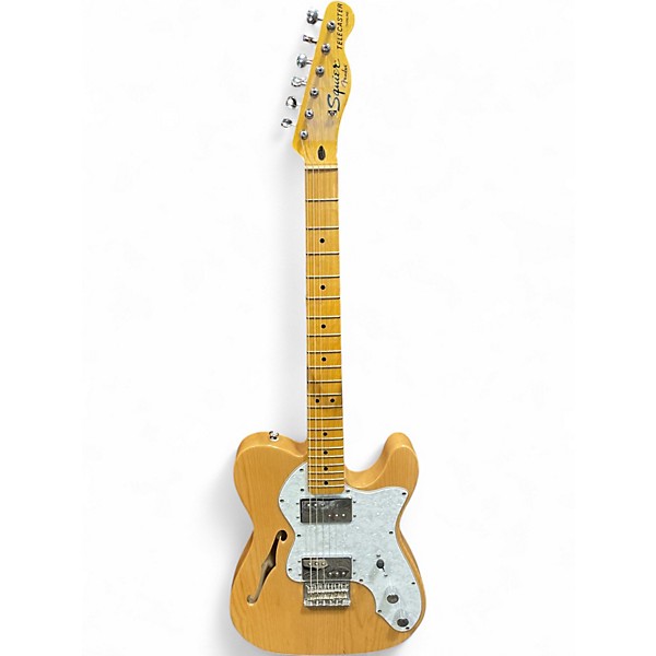 Used Squier Classic Vibe 70s Thinline Telecaster Natural Hollow Body Electric Guitar