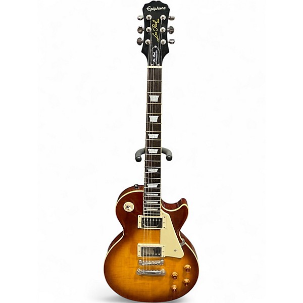Used Epiphone Les Paul Standard Pro Iced Tea Solid Body Electric Guitar