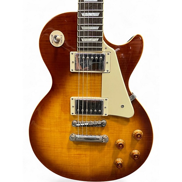 Used Epiphone Les Paul Standard Pro Iced Tea Solid Body Electric Guitar