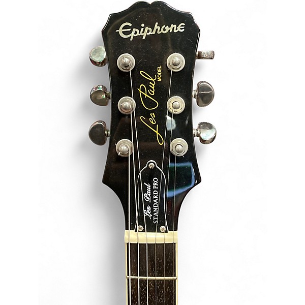 Used Epiphone Les Paul Standard Pro Iced Tea Solid Body Electric Guitar