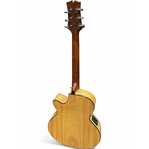 Used Mitchell MX400 Natural Quilt Acoustic Electric Guitar