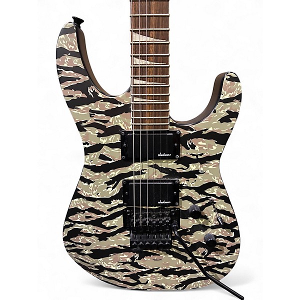 Used Jackson Soloist X Tiger Camo Solid Body Electric Guitar