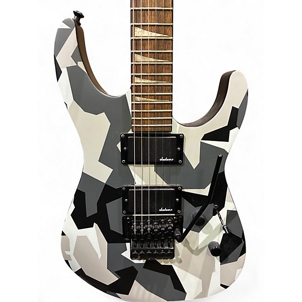 Used Jackson Soloist X Winter Camo Solid Body Electric Guitar