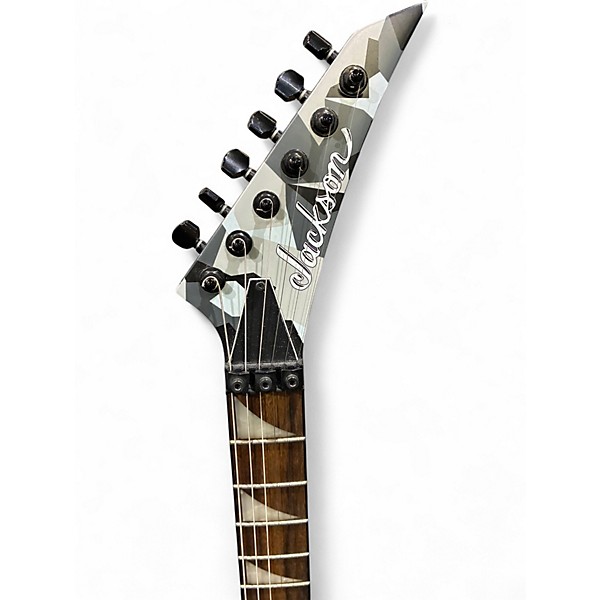 Used Jackson Soloist X Winter Camo Solid Body Electric Guitar
