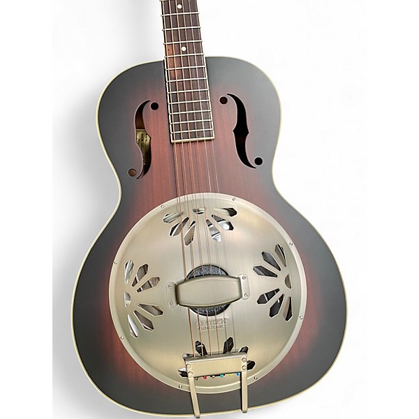 Used Gretsch Guitars G9240 Alligator Biscuit Round Neck 2 Color Sunburst Resonator Guitar