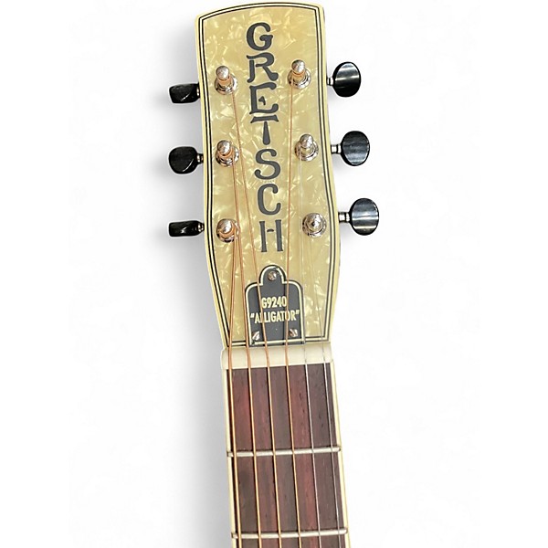 Used Gretsch Guitars G9240 Alligator Biscuit Round Neck 2 Color Sunburst Resonator Guitar