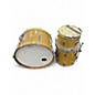 Vintage 1949 Ludwig 3 Piece 1949 DRUM KIT WHITE OVAL ELKHART BADGES GOLD SPARKLE Drum Kit thumbnail
