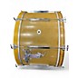 Vintage 1949 Ludwig 3 Piece 1949 DRUM KIT WHITE OVAL ELKHART BADGES GOLD SPARKLE Drum Kit