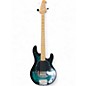 Used Sterling by Music Man Ray34 Blue Electric Bass Guitar thumbnail