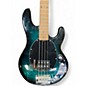 Used Sterling by Music Man Ray34 Blue Electric Bass Guitar