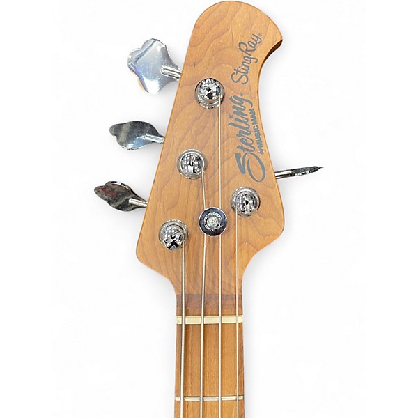 Used Sterling by Music Man Ray34 Blue Electric Bass Guitar