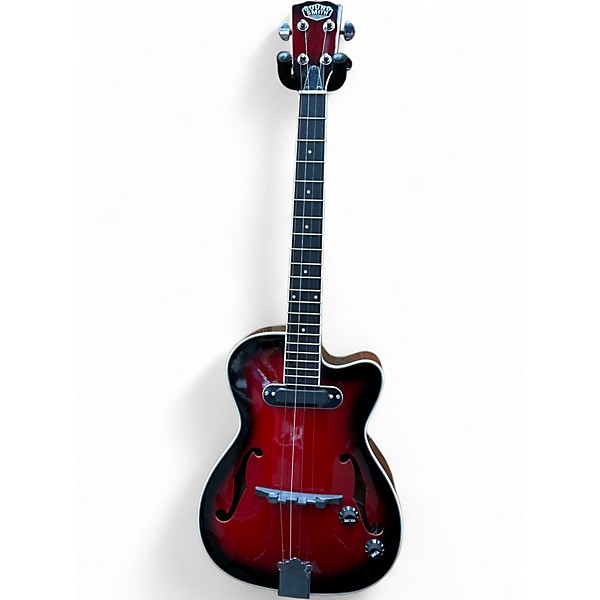 Used Soundsmith BARITONE UKULELE Wine Red Ukulele