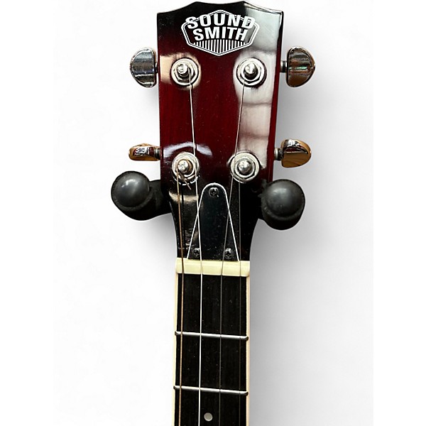 Used Soundsmith BARITONE UKULELE Wine Red Ukulele
