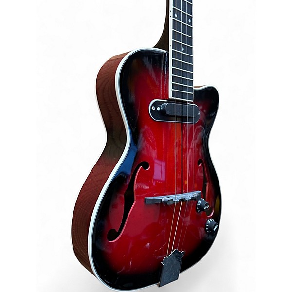 Used Soundsmith BARITONE UKULELE Wine Red Ukulele