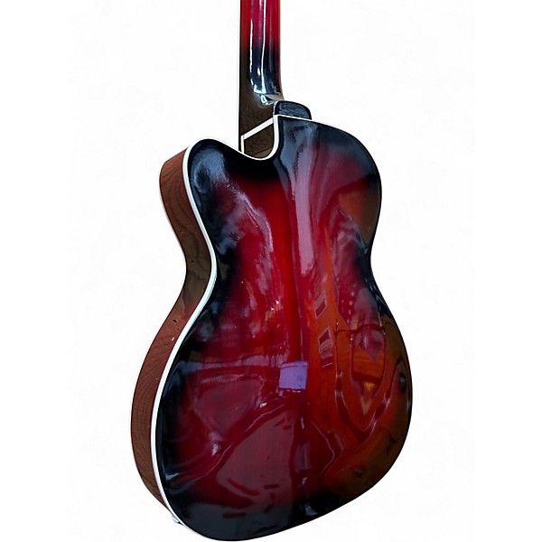 Used Soundsmith BARITONE UKULELE Wine Red Ukulele