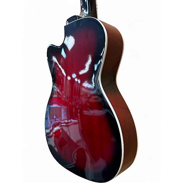 Used Soundsmith BARITONE UKULELE Wine Red Ukulele