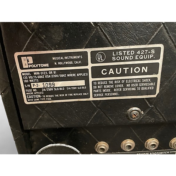 Used Polytone Mini S12L Guitar Combo Amp
