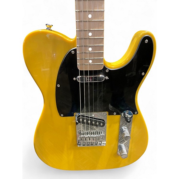 Used Squier Sonic Telecaster Butterscotch Blonde Solid Body Electric Guitar