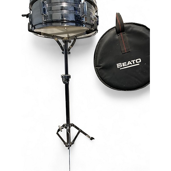Used Cannon Percussion 14in Snare Silver Drum