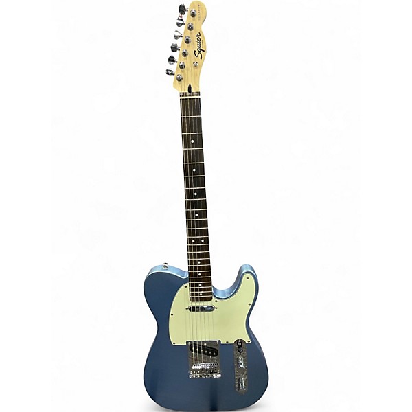 Used Squier Bullet Telecaster Blue Solid Body Electric Guitar