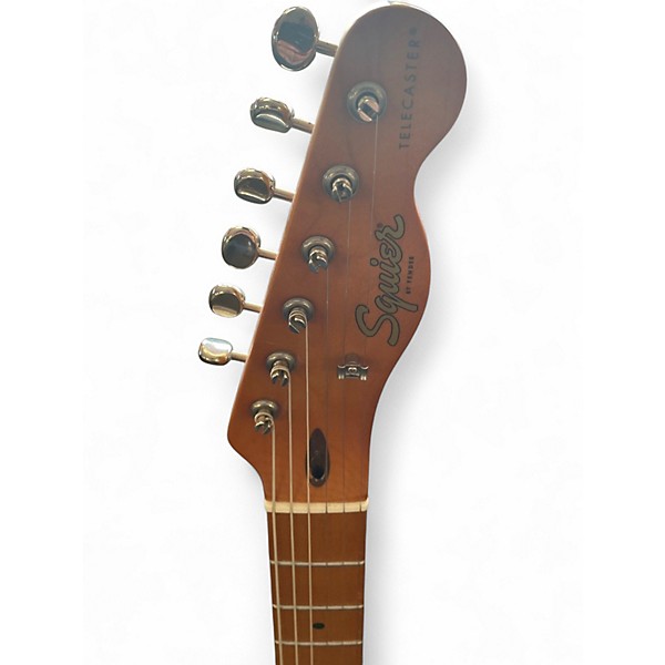 Used Squier 40th anniversary telecaster Natural Solid Body Electric Guitar