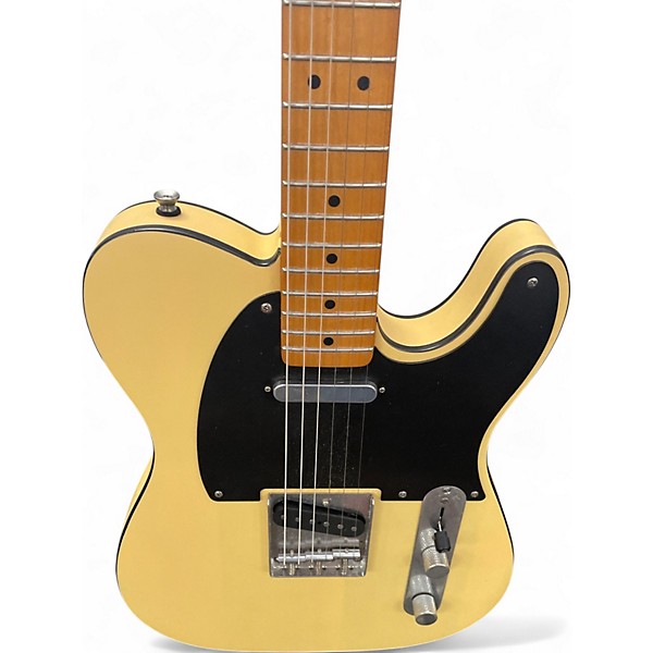Used Squier 40th anniversary telecaster Natural Solid Body Electric Guitar