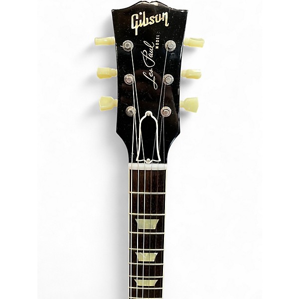 Used Gibson Leas Paul Custom 60s Standard Tangerine Burst Solid Body Electric Guitar