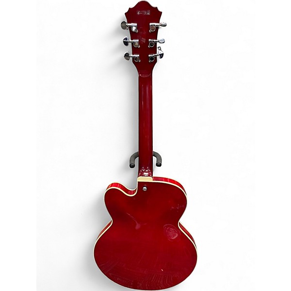 Used Ibanez AFS75T Artcore Red Hollow Body Electric Guitar