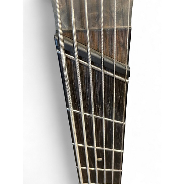 Used Ibanez BTB806MS Transparent Gray Flat Electric Bass Guitar