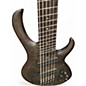 Used Ibanez BTB806MS Transparent Gray Flat Electric Bass Guitar
