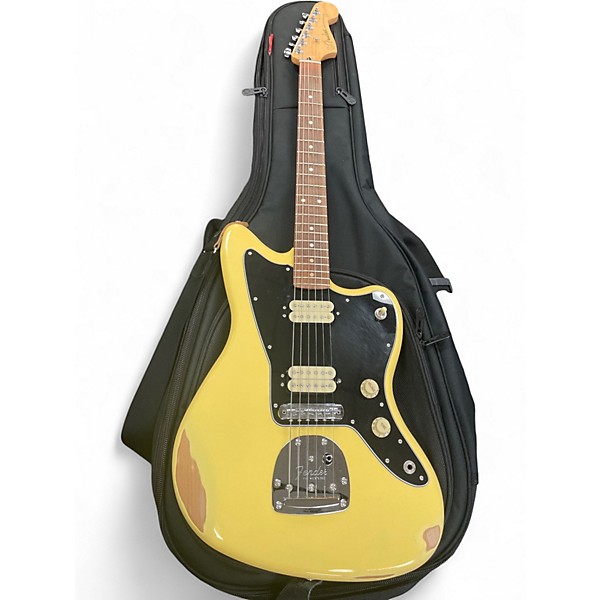 Used Fender Jazzmaster Buttercream Solid Body Electric Guitar