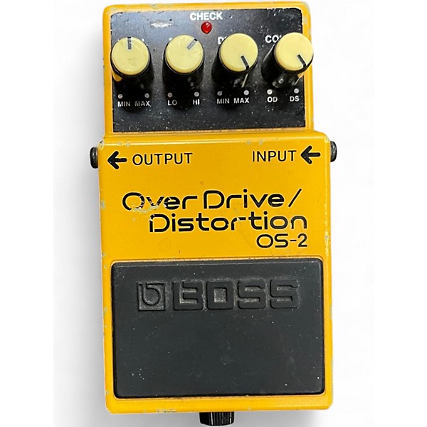 Used BOSS OS2 Overdrive Distortion Effect Pedal