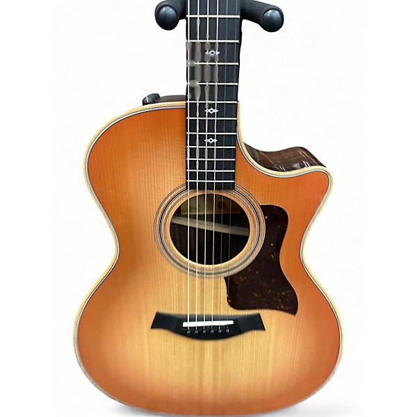 Used Taylor 414CE Studio Sunset Blvd Sunset Edgeburst Acoustic Electric Guitar