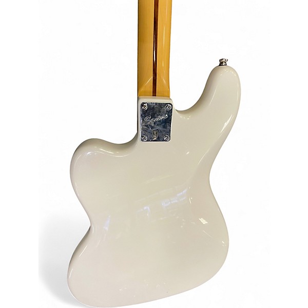 Used Squier Vintage Modified Bass VI White Electric Bass Guitar