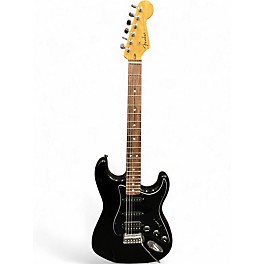 Used Fender Standard Stratocaster HSS Black Solid Body Electric Guitar