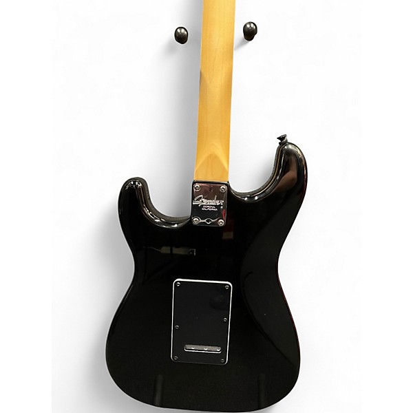 Used Fender Standard Stratocaster HSS Black Solid Body Electric Guitar