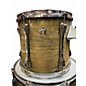 Used Ludwig 3 Piece 80s Keystone Emerald Gloss Natural Drum Kit
