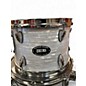 Used Jjrums 3 Piece Pure Bubinga Pearl White Drum Kit