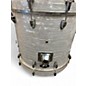 Used Jjrums 3 Piece Pure Bubinga Pearl White Drum Kit