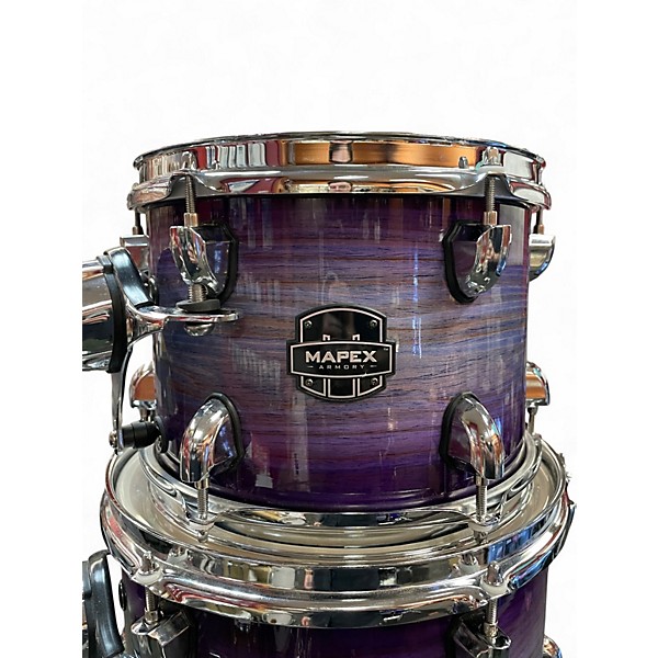 Used Mapex 5 Piece Armory Series Night Sky Burst Drum Kit