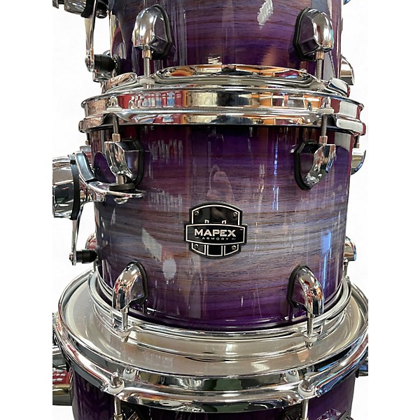 Used Mapex 5 Piece Armory Series Night Sky Burst Drum Kit